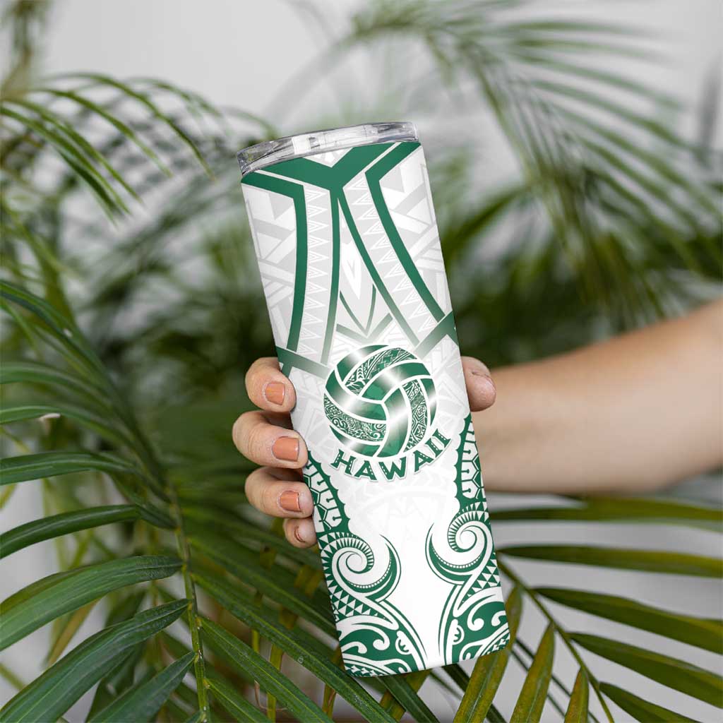 Custom Hawaii Volleyball Skinny Tumbler Polynesian Pattern LT05 - Polynesian Pride