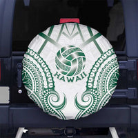 Hawaii Volleyball Spare Tire Cover Polynesian Pattern LT05 No hole Teal - Polynesian Pride