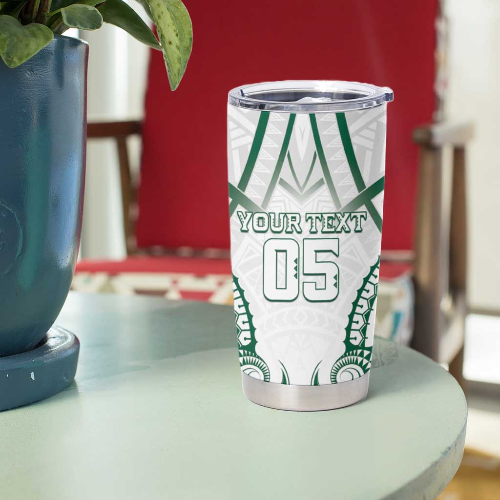 Custom Hawaii Volleyball Tumbler Cup Polynesian Pattern LT05 - Polynesian Pride