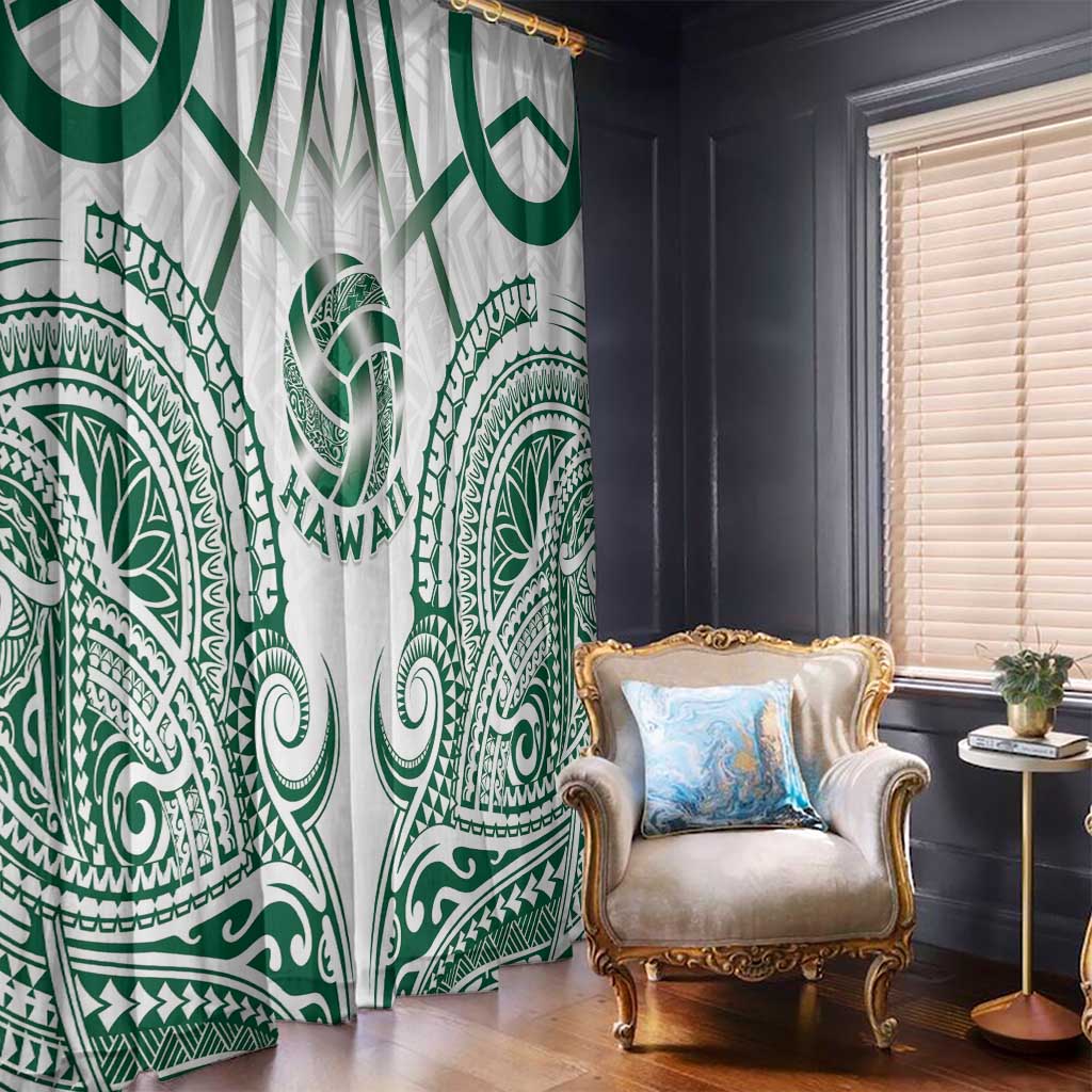 Hawaii Volleyball Window Curtain Polynesian Pattern LT05 - Polynesian Pride