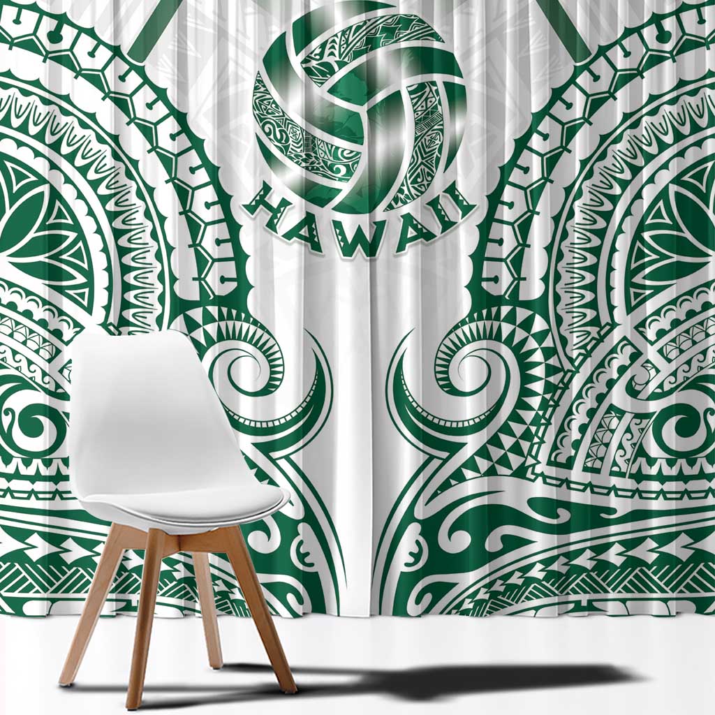 Hawaii Volleyball Window Curtain Polynesian Pattern LT05 - Polynesian Pride