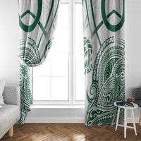 Hawaii Volleyball Window Curtain Polynesian Pattern LT05 - Polynesian Pride