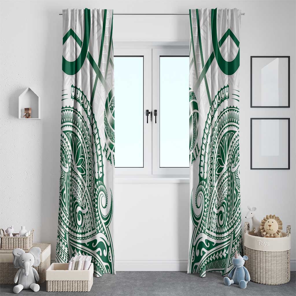 Hawaii Volleyball Window Curtain Polynesian Pattern LT05 - Polynesian Pride