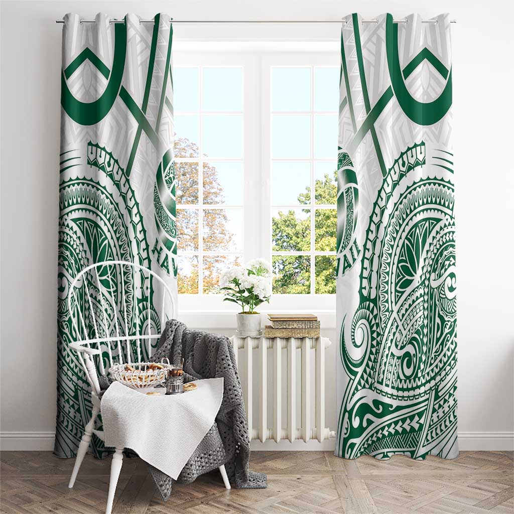 Hawaii Volleyball Window Curtain Polynesian Pattern LT05 - Polynesian Pride