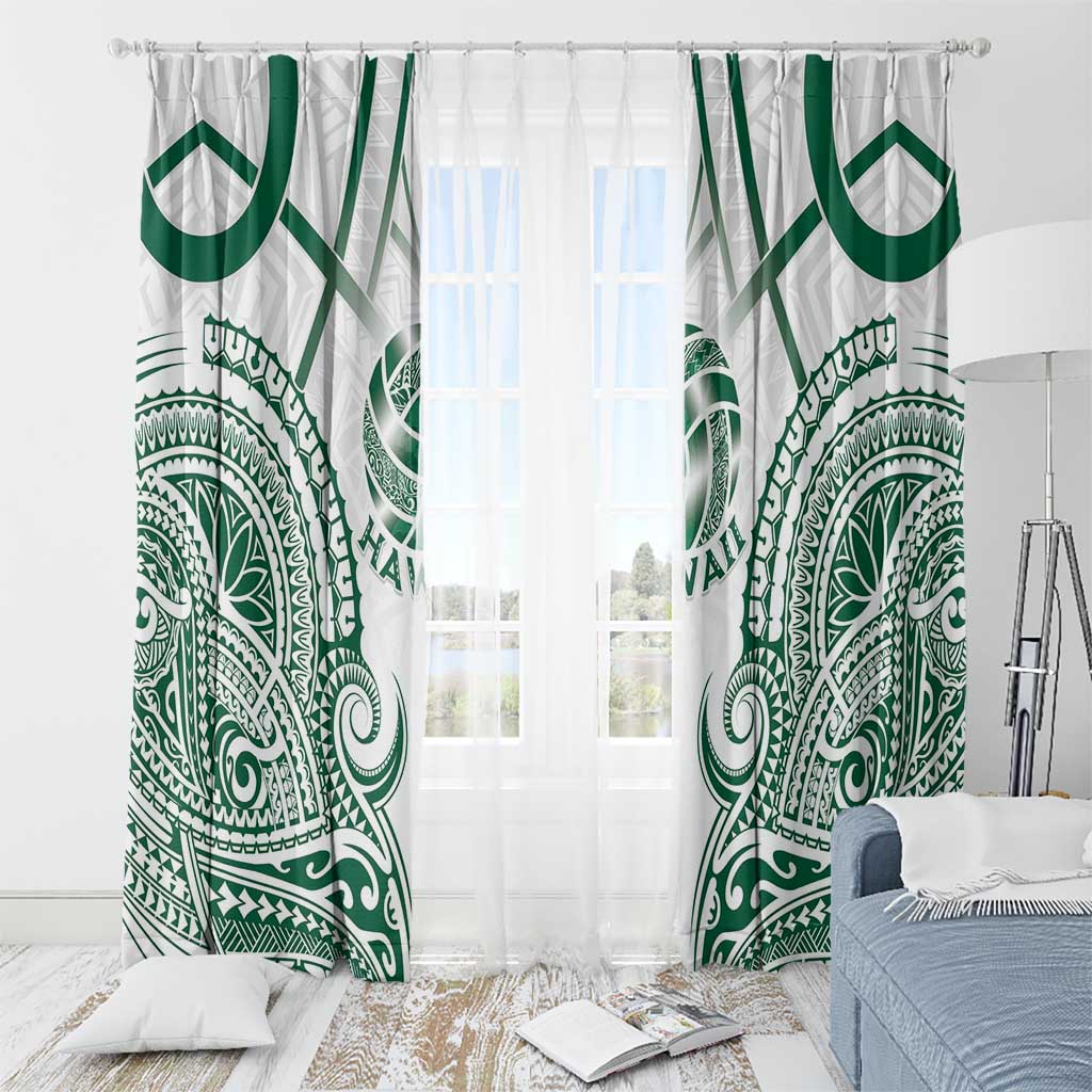 Hawaii Volleyball Window Curtain Polynesian Pattern LT05 - Polynesian Pride