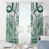 Hawaii Volleyball Window Curtain Polynesian Pattern LT05 - Polynesian Pride