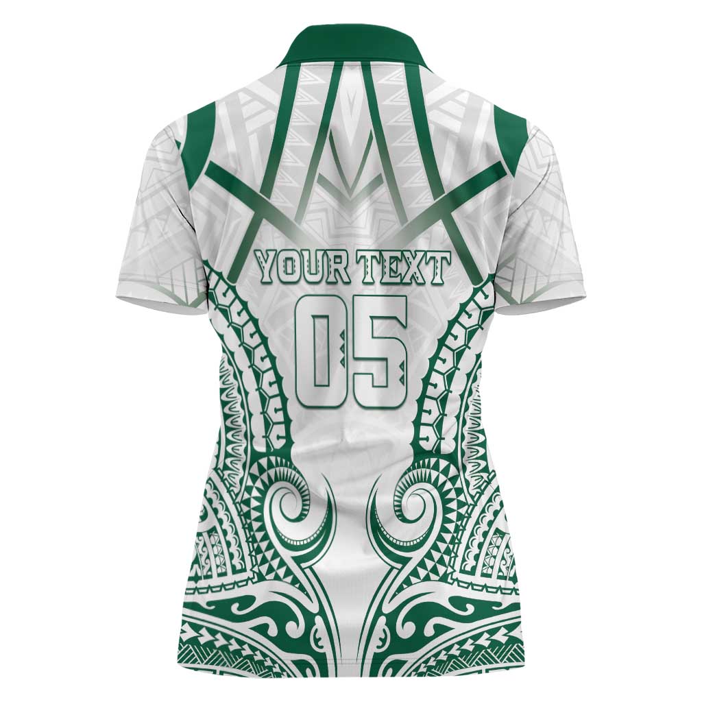 Custom Hawaii Volleyball Women Polo Shirt Polynesian Pattern LT05 - Polynesian Pride