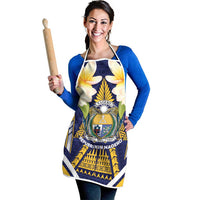 Nauru Independence Day Apron Coat Of Arms With Plumeria LT05 - Polynesian Pride