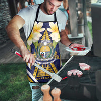 Nauru Independence Day Apron Coat Of Arms With Plumeria LT05 - Polynesian Pride