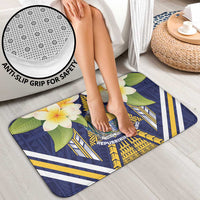 Nauru Independence Day Bathroom Set Coat Of Arms With Plumeria LT05 - Polynesian Pride