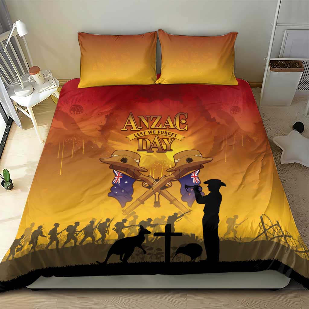ANZAC Day Bedding Set Australia And New Zealand Slouch Hats