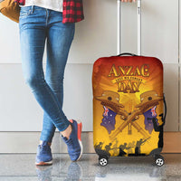 ANZAC Day Luggage Cover Australia And New Zealand Slouch Hats LT05 - Polynesian Pride