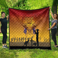 ANZAC Day Quilt Australia And New Zealand Slouch Hats LT05 - Polynesian Pride
