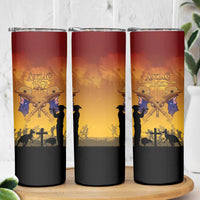 ANZAC Day Skinny Tumbler Australia And New Zealand Slouch Hats