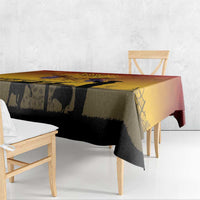 ANZAC Day Tablecloth Australia And New Zealand Slouch Hats