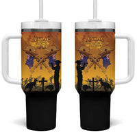 ANZAC Day Tumbler With Handle Australia And New Zealand Slouch Hats