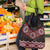 New Zealand Aotearoa Grocery Bag Red Taniko Art Maori Pattern