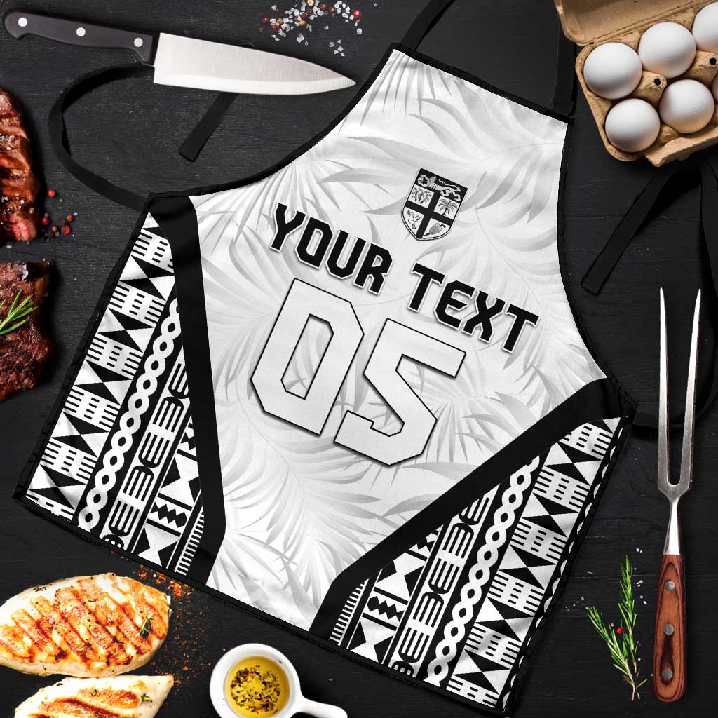 Custom Fiji 2026 Rugby Apron Fijian Tapa Pattern