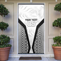 Custom Fiji 2026 Rugby Door Cover Fijian Tapa Pattern