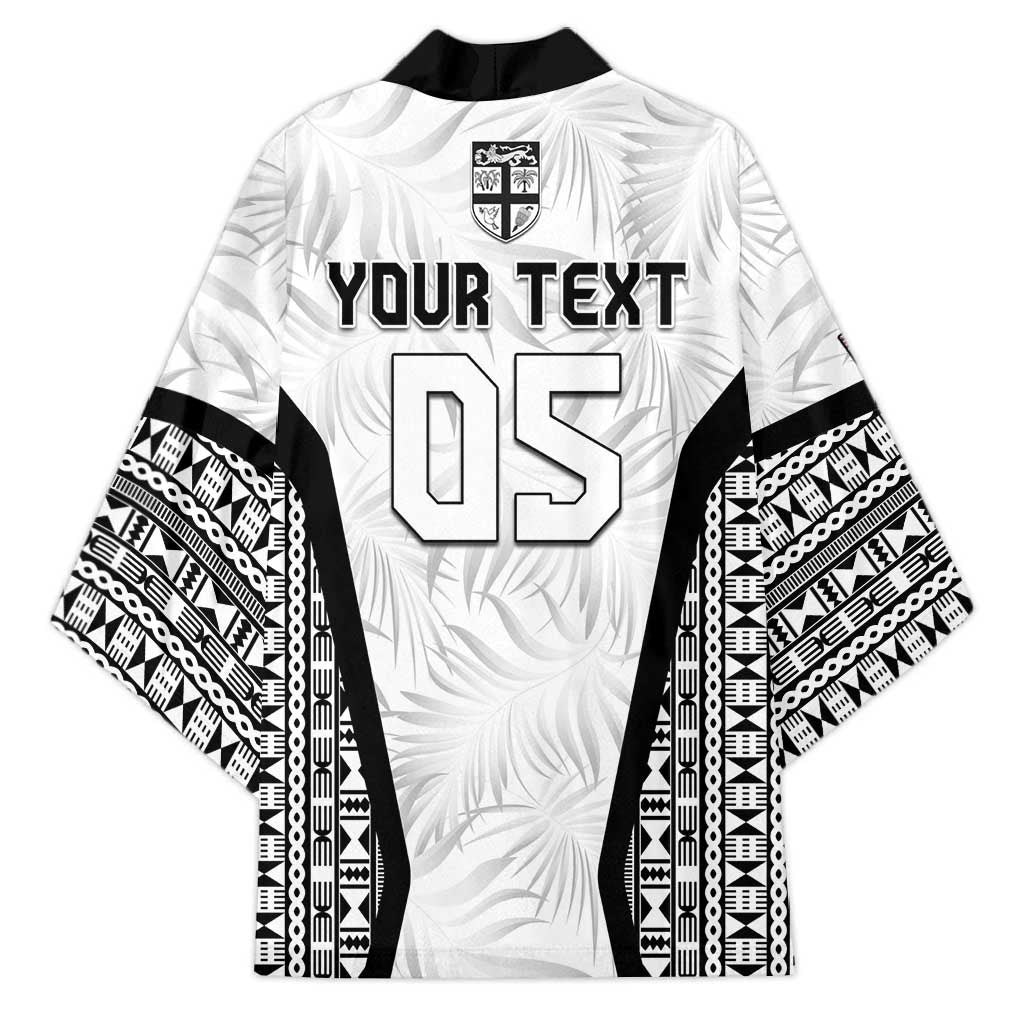 Custom Fiji 2026 Rugby Kimono Fijian Tapa Pattern
