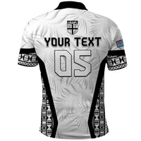 Custom Fiji 2026 Rugby Polo Shirt Fijian Tapa Pattern