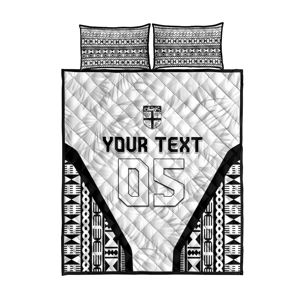 Custom Fiji 2026 Rugby Quilt Bed Set Fijian Tapa Pattern