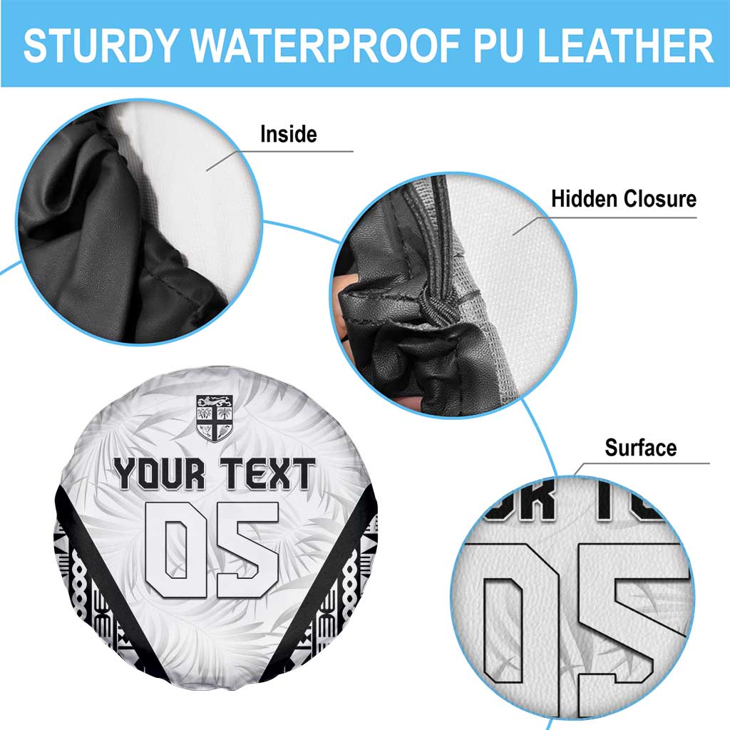 Custom Fiji 2026 Rugby Spare Tire Cover Fijian Tapa Pattern LT05 - Polynesian Pride