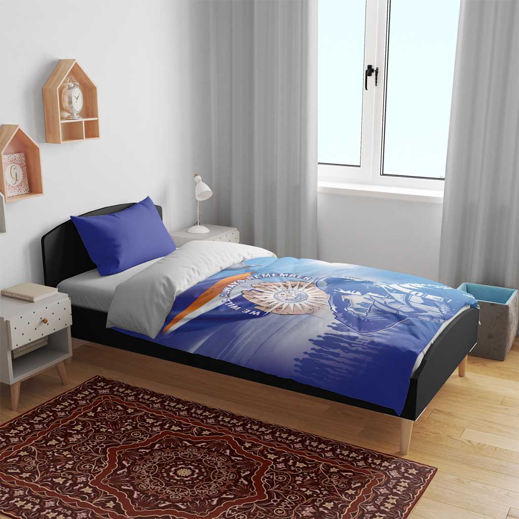 Marshall Islands Remembrance Day Bedding Set We Will Always Remember