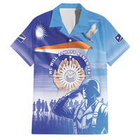 Personalised Marshall Islands Remembrance Day Family Matching Off Shoulder Short Dress and Hawaiian Shirt We Will Always Remember