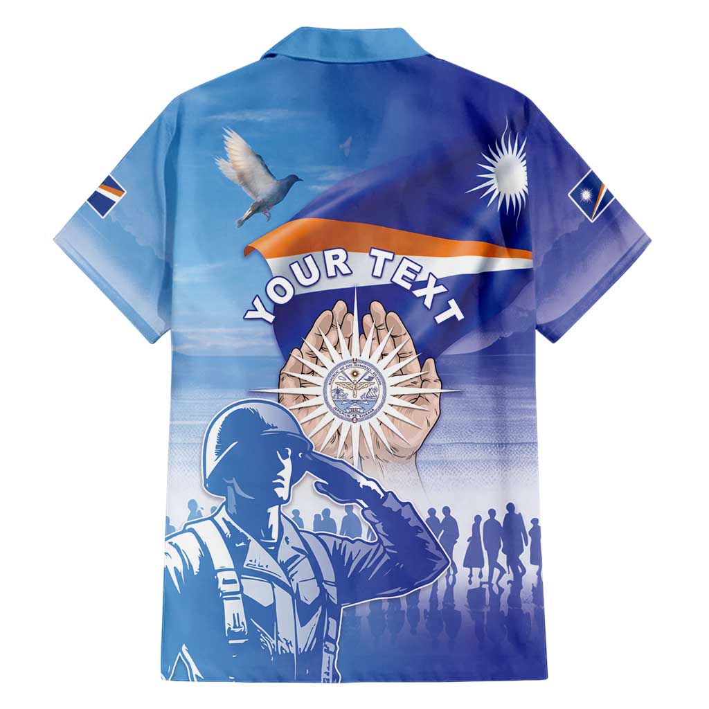Personalised Marshall Islands Remembrance Day Family Matching Off Shoulder Short Dress and Hawaiian Shirt We Will Always Remember