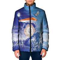 Personalised Marshall Islands Remembrance Day Padded Jacket We Will Always Remember