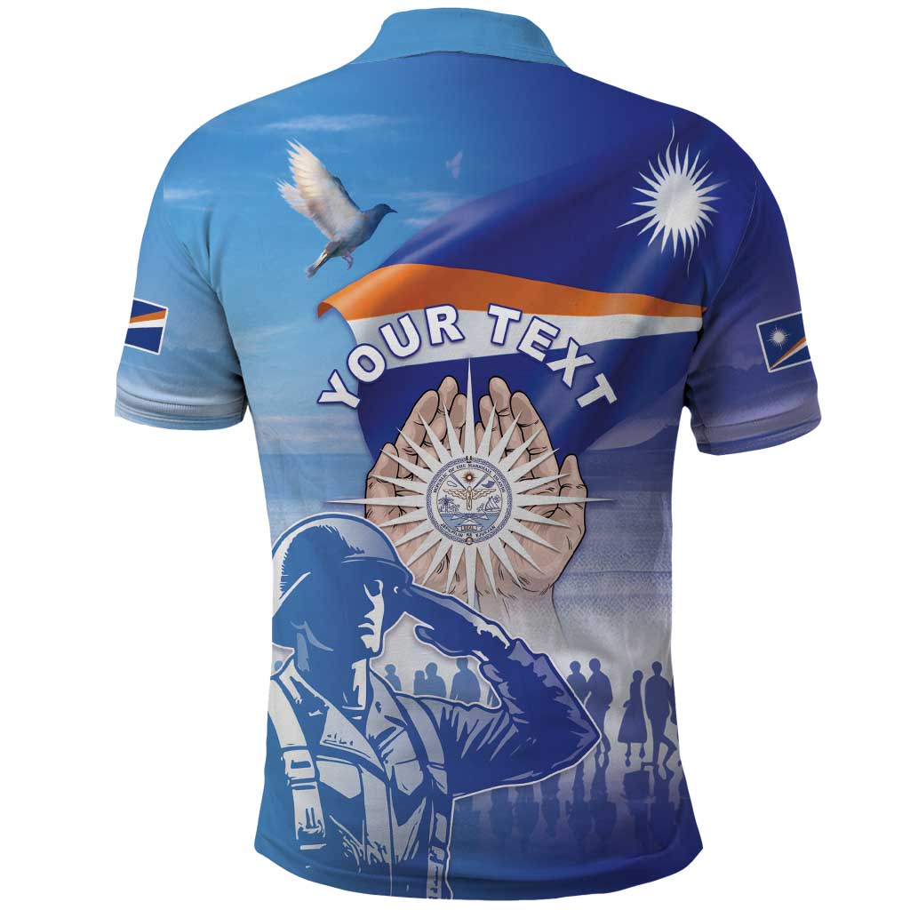 Personalised Marshall Islands Remembrance Day Polo Shirt We Will Always Remember
