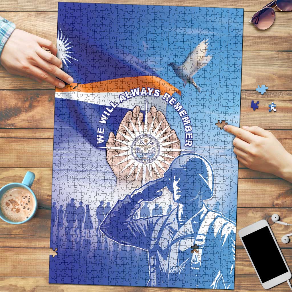Marshall Islands Remembrance Day Puzzle We Will Always Remember