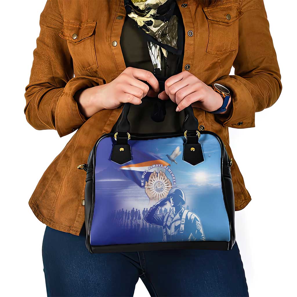 Marshall Islands Remembrance Day Shoulder Handbag We Will Always Remember