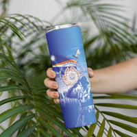 Personalised Marshall Islands Remembrance Day Skinny Tumbler We Will Always Remember LT05 - Polynesian Pride
