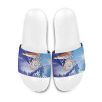 Marshall Islands Remembrance Day Slide Sandals We Will Always Remember
