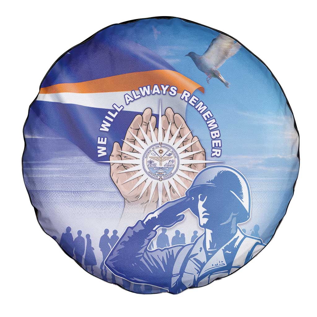 Marshall Islands Remembrance Day Spare Tire Cover We Will Always Remember