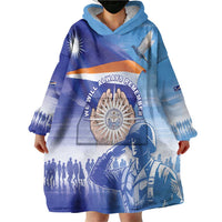 Personalised Marshall Islands Remembrance Day Wearable Blanket Hoodie We Will Always Remember