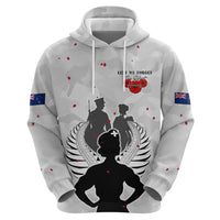 New Zealand ANZAC Day Zip Hoodie For The Nurse Lest We Forget LT05 - Polynesian Pride
