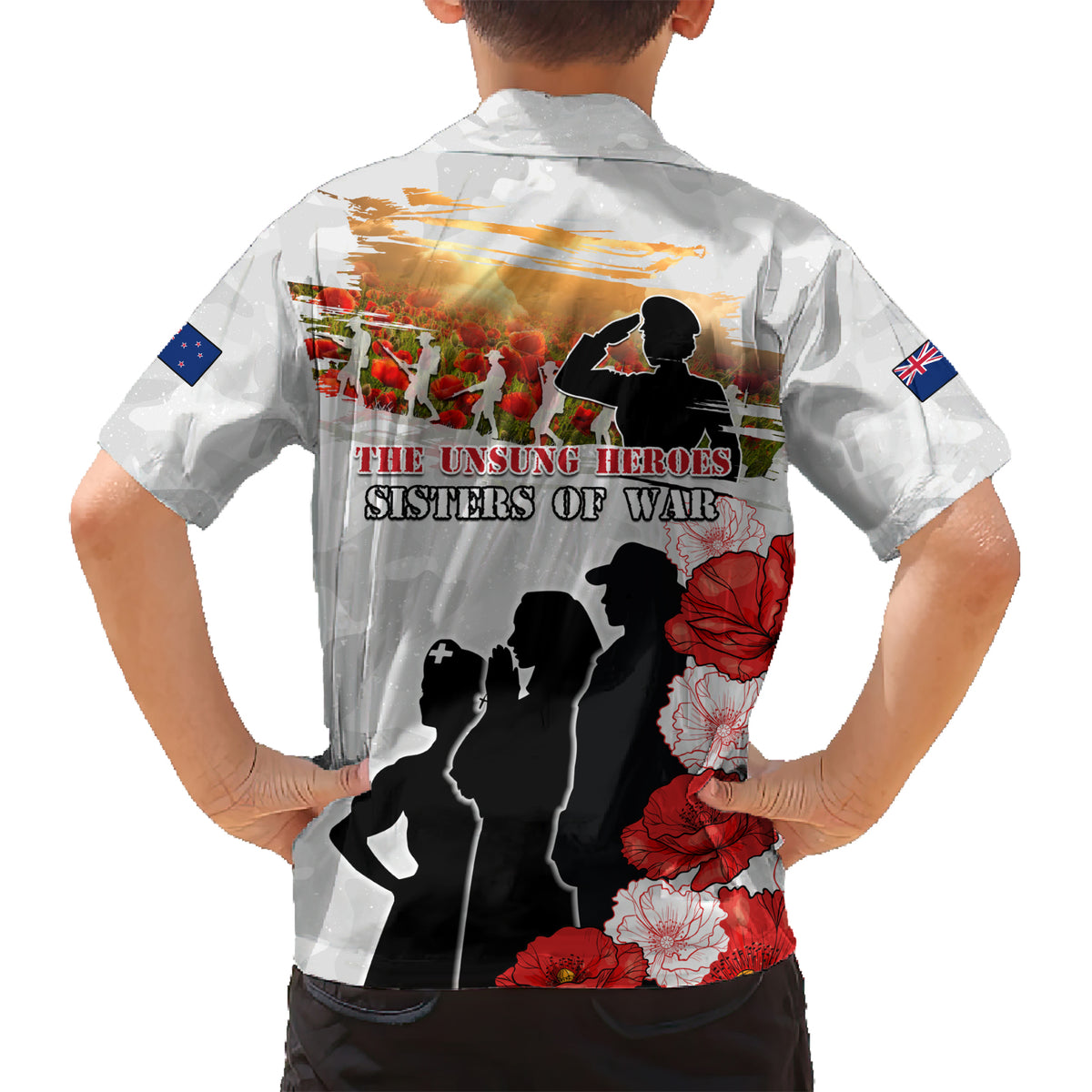 New Zealand ANZAC Day Hawaiian Shirt The Unsung Heroes Sisters of War LT05 - Polynesian Pride
