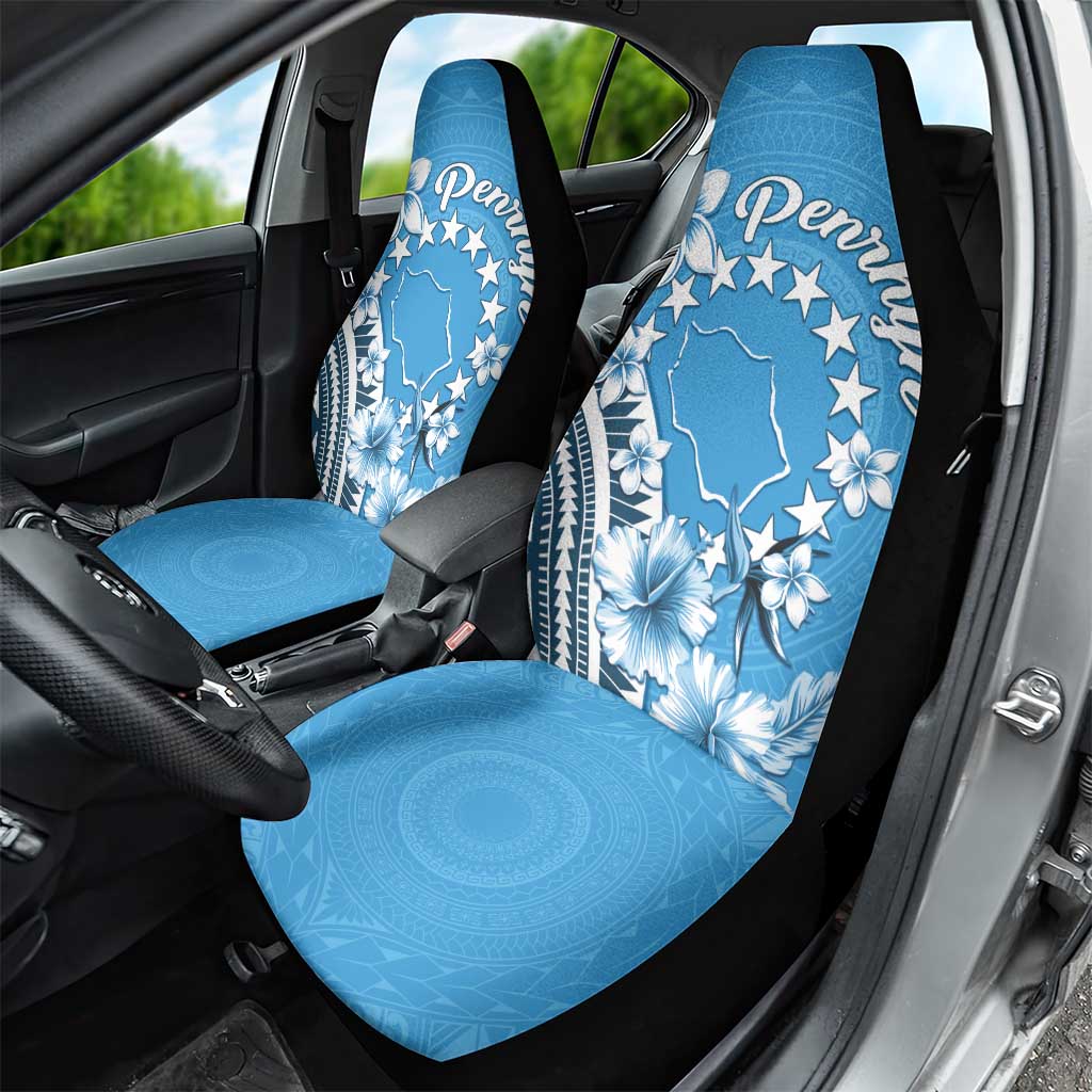 Penrhyn Gospel Day Car Seat Cover Cook Islands Tribal Pattern