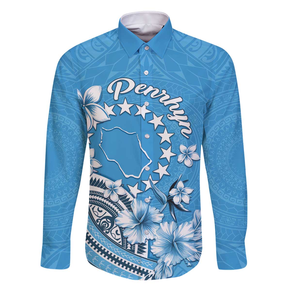 Personalised Penrhyn Gospel Day Family Matching Off The Shoulder Long Sleeve Dress and Hawaiian Shirt Cook Islands Tribal Pattern