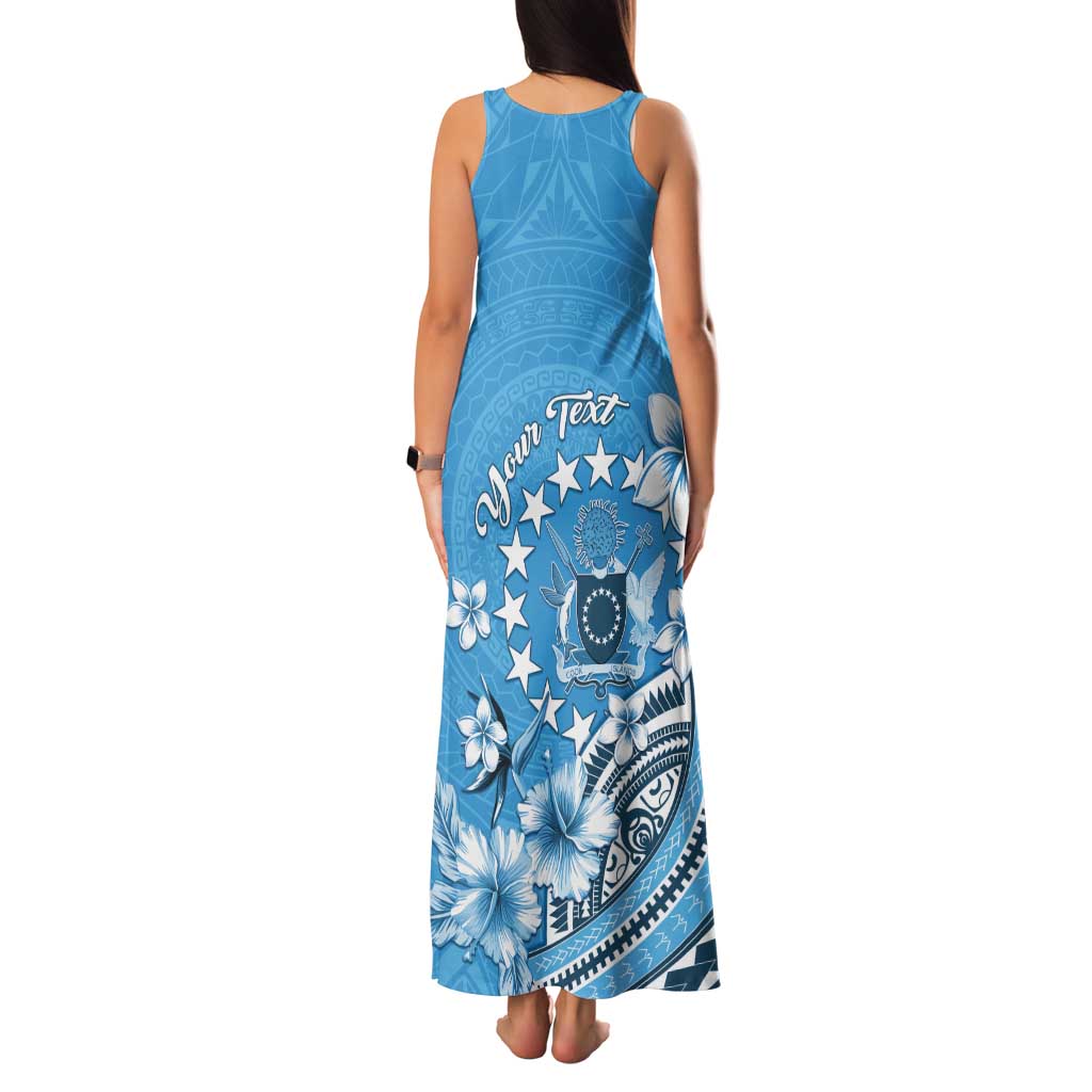 Personalised Penrhyn Gospel Day Family Matching Tank Maxi Dress and Hawaiian Shirt Cook Islands Tribal Pattern
