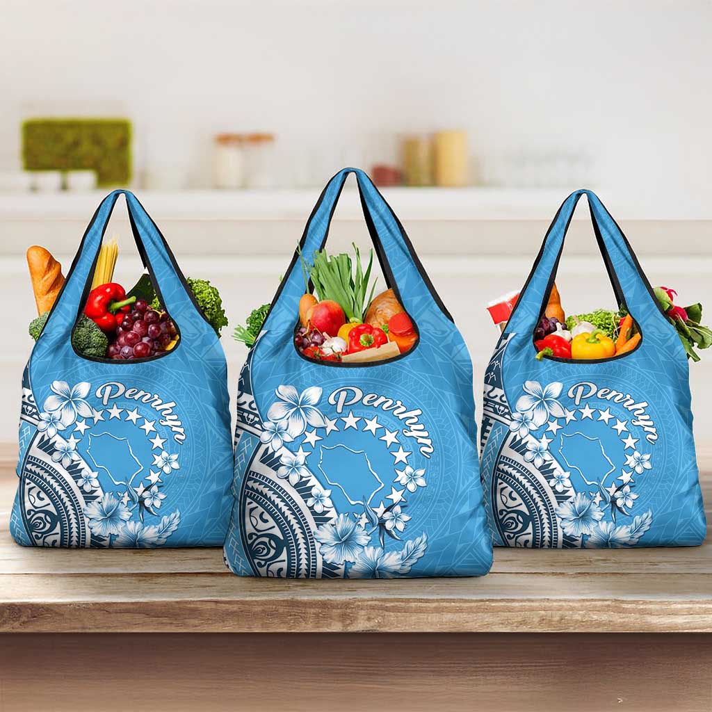 Penrhyn Gospel Day Grocery Bag Cook Islands Tribal Pattern