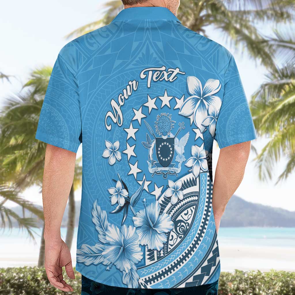 Personalised Penrhyn Gospel Day Hawaiian Shirt Cook Islands Tribal Pattern