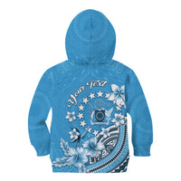 Personalised Penrhyn Gospel Day Kid Hoodie Cook Islands Tribal Pattern
