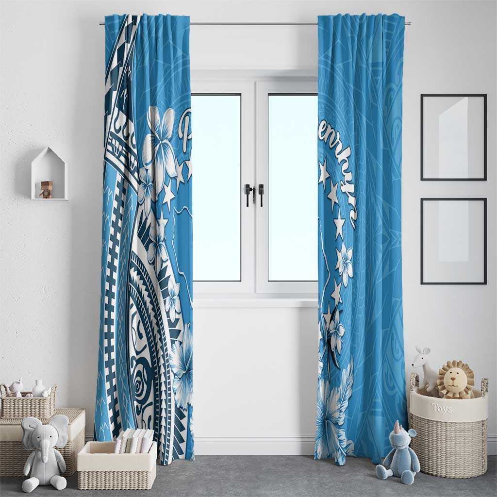 Penrhyn Gospel Day Window Curtain Cook Islands Tribal Pattern