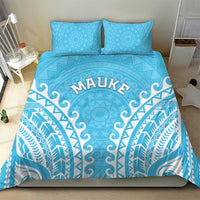 Custom Cook Islands Mauke Bedding Set Polynesian Tribal Tattoo