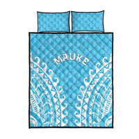 Custom Cook Islands Mauke Quilt Bed Set Polynesian Tribal Tattoo