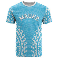 Custom Cook Islands Mauke T Shirt Polynesian Tribal Tattoo